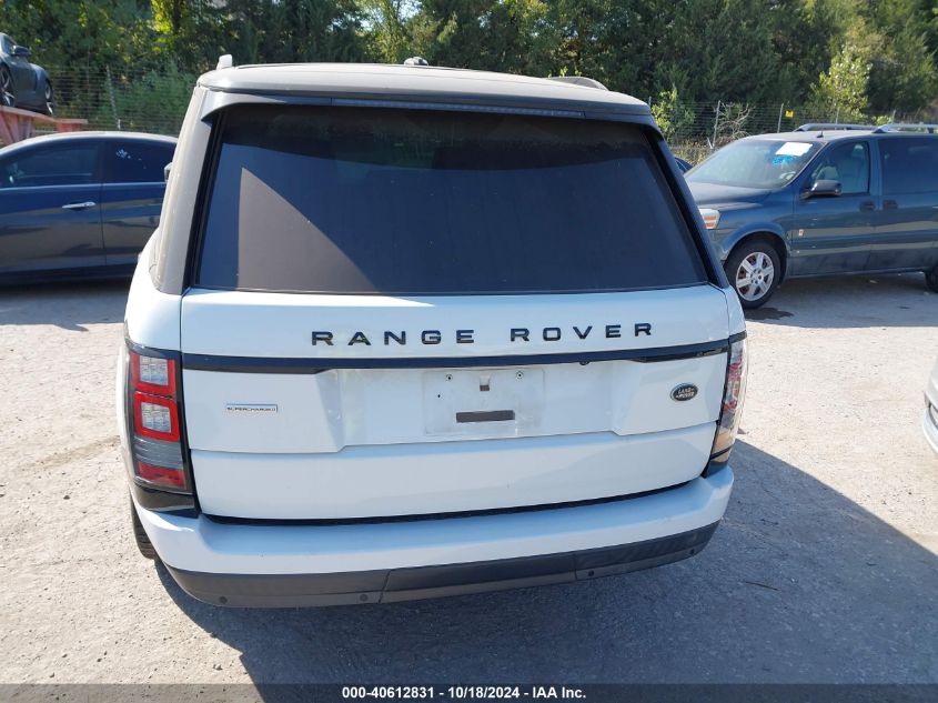 2015 Land Rover Range Rover 5.0L V8 Supercharged VIN: SALGS2TF8FA204092 Lot: 40612831