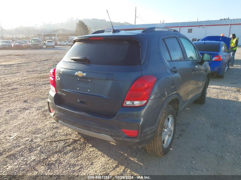 VIN KL7CJPSB9MB310544 2021 Chevrolet Trax, Awd Lt no.4