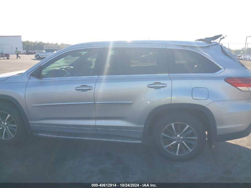 2017 Toyota Highlander Xle VIN: 5TDKZRFH2HS512951 Lot: 40612914