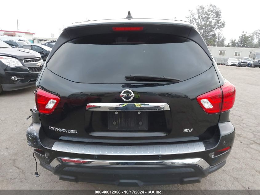 2020 Nissan Pathfinder Sv VIN: 5N1DR2BN0LC636279 Lot: 40612958