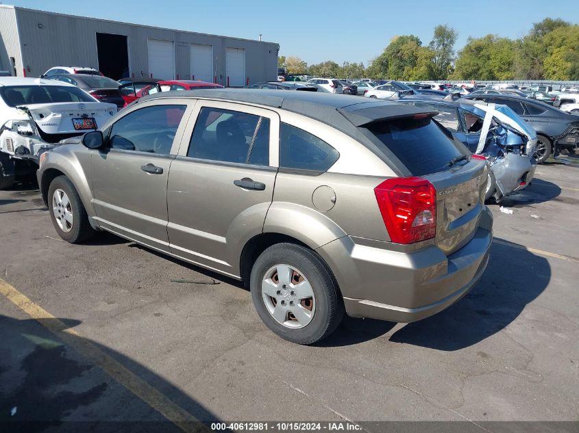 2007 Dodge Caliber VIN: 1B3HB28B37D315622 Lot: 40612981