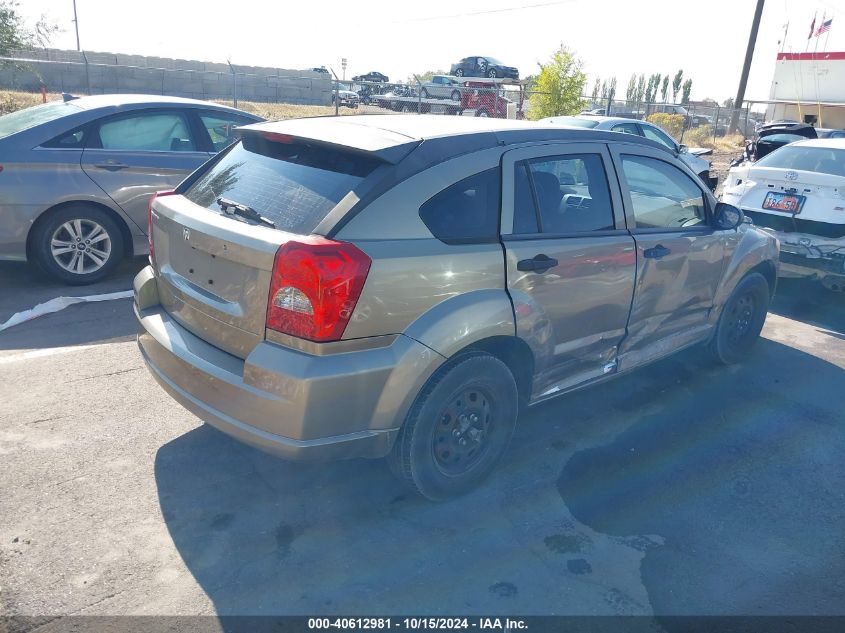 2007 Dodge Caliber VIN: 1B3HB28B37D315622 Lot: 40612981