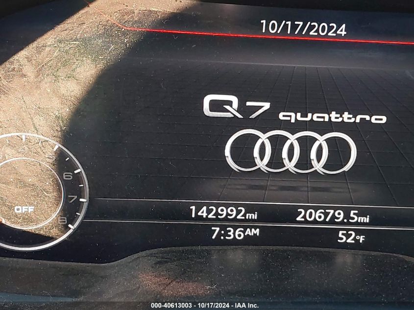 2018 AUDI Q7 3.0T PREMIUM - WA1LAAF78JD012826