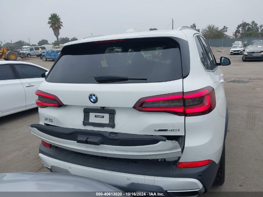 2020 BMW X5 Sdrive40I VIN: 5UXCR4C06L9C25109 Lot: 40613020