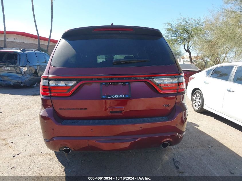 2021 Dodge Durango R/T Rwd VIN: 1C4SDHCT2MC572810 Lot: 40613034