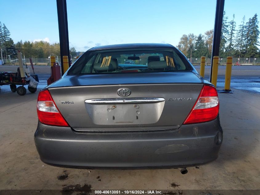 2004 Toyota Camry Le VIN: JTDBE32K440268372 Lot: 40613051