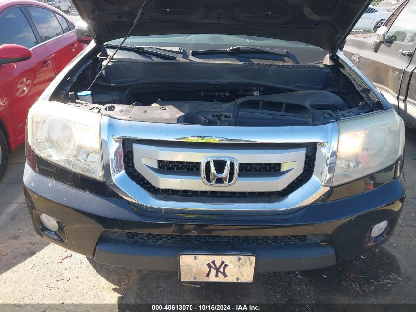 2010 Honda Pilot Ex-L VIN: 5FNYF4H64AB033670 Lot: 40613070