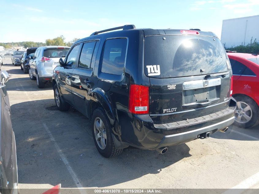 2010 Honda Pilot Ex-L VIN: 5FNYF4H64AB033670 Lot: 40613070