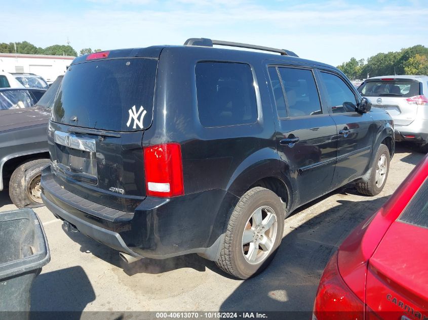 2010 Honda Pilot Ex-L VIN: 5FNYF4H64AB033670 Lot: 40613070