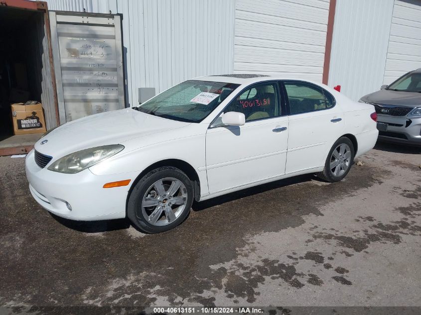 2006 Lexus Es 330 VIN: JTHBA30G265150805 Lot: 40613151