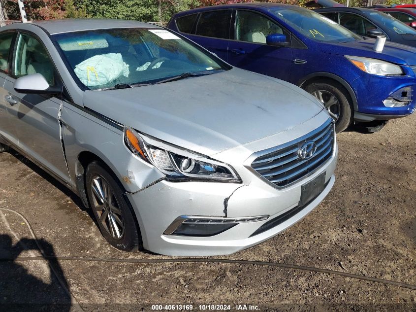 2015 Hyundai Sonata Se VIN: 5NPE24AF6FH040010 Lot: 40613169