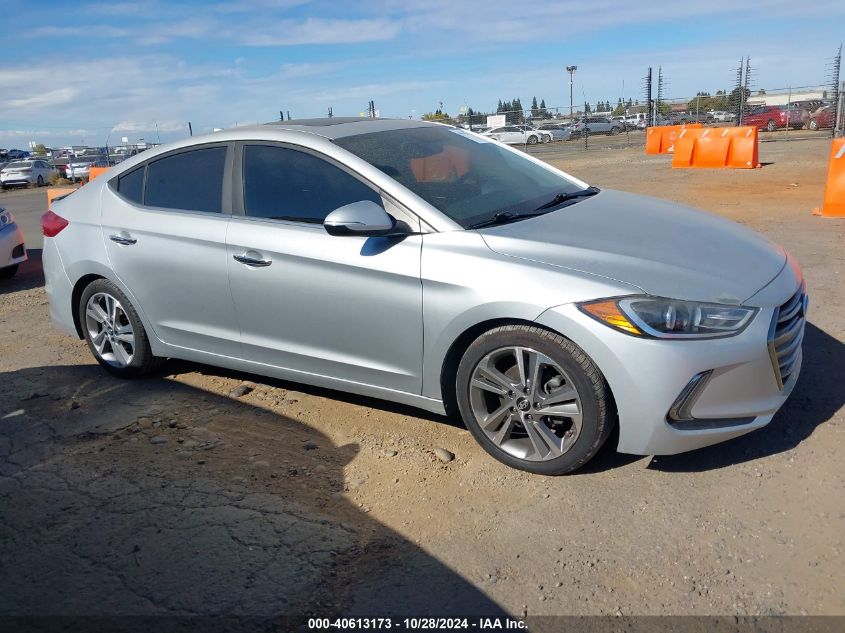 2017 Hyundai Elantra Limited VIN: 5NPD84LF7HH025185 Lot: 40613173