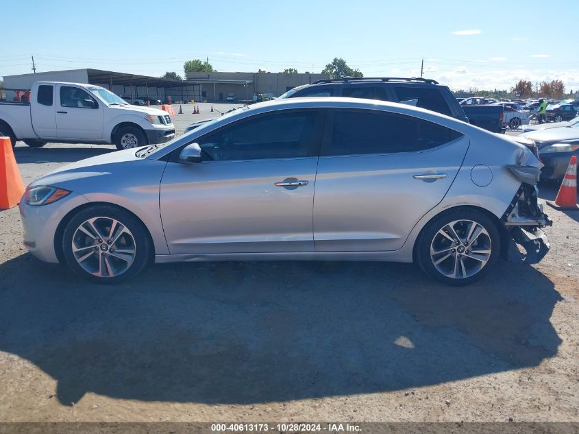 2017 Hyundai Elantra Limited VIN: 5NPD84LF7HH025185 Lot: 40613173