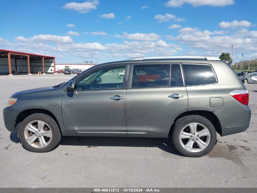 2008 Toyota Highlander Limited VIN: JTEDS42A582012729 Lot: 40613212