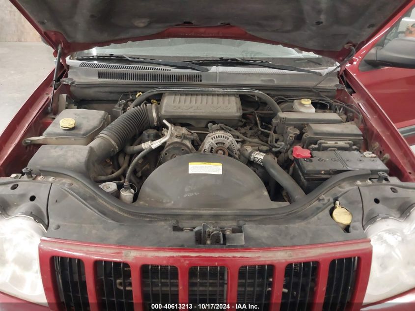 2005 Jeep Grand Cherokee Laredo/Columbia/Freedom VIN: 1J4GR48K45C549492 Lot: 40613213