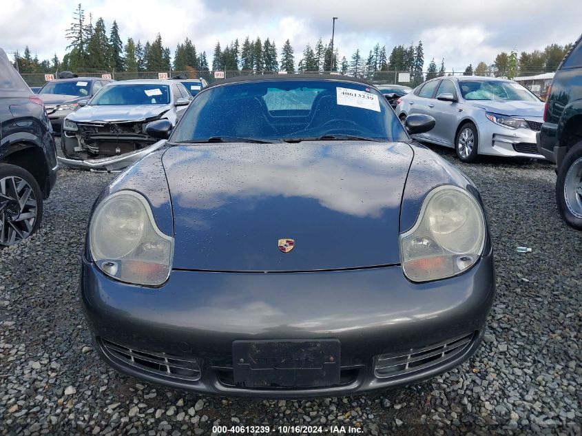 2001 Porsche Boxster S VIN: WP0CB29881U661541 Lot: 40613239