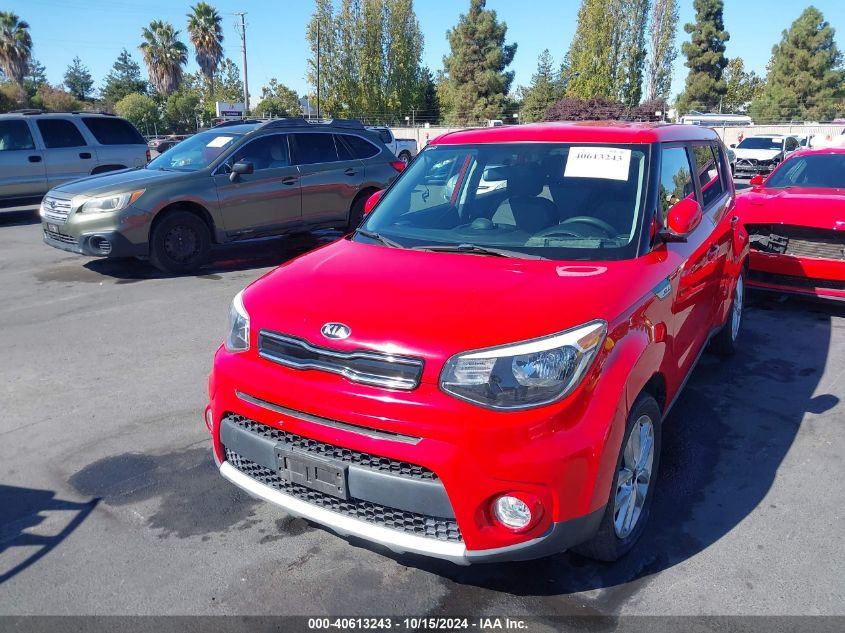 2018 Kia Soul + VIN: KNDJP3A56J7594940 Lot: 40613243