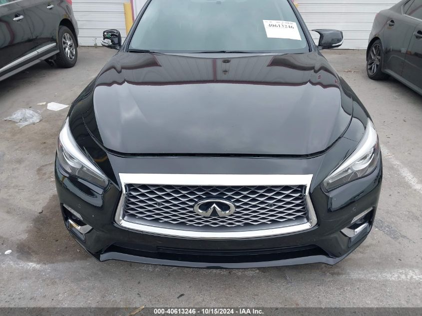 2021 Infiniti Q50 Luxe VIN: JN1EV7BP6MM704005 Lot: 40613246