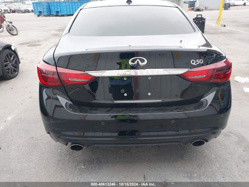 2021 Infiniti Q50 Luxe VIN: JN1EV7BP6MM704005 Lot: 40613246