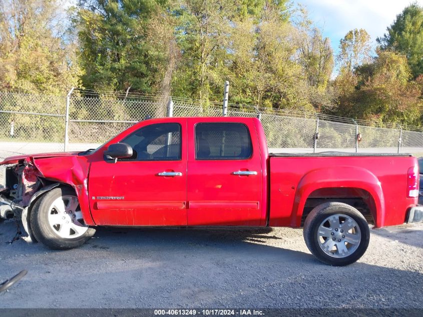 2007 GMC Sierra 1500 Sle2 VIN: 2GTEK13MX71709800 Lot: 40613249