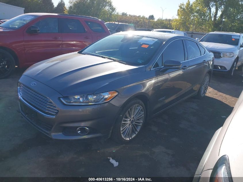 VIN 3FA6P0LU1ER122092 2014 Ford Fusion, Hybrid SE no.2