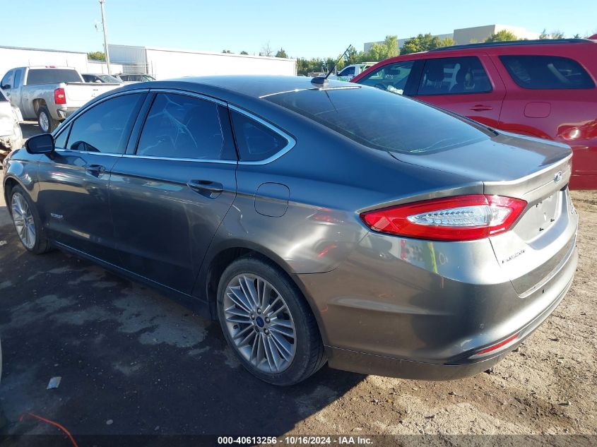 VIN 3FA6P0LU1ER122092 2014 Ford Fusion, Hybrid SE no.3