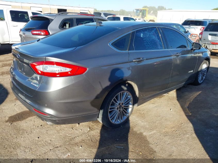 VIN 3FA6P0LU1ER122092 2014 Ford Fusion, Hybrid SE no.4