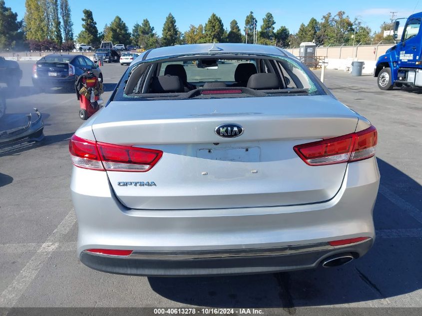 2016 Kia Optima Lx VIN: 5XXGT4L3XGG077650 Lot: 40613278