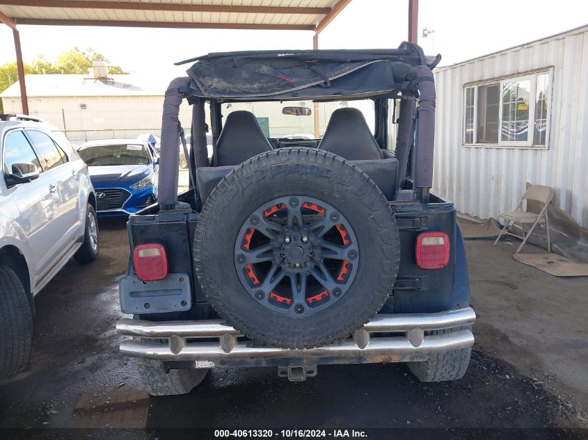 2001 Jeep Wrangler Sport VIN: 1J4FA49SX1P344201 Lot: 40613320