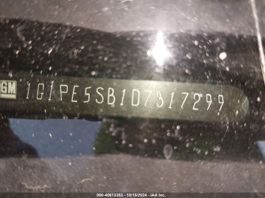 2013 CHEVROLET CRUZE 2LT AUTO - 1G1PE5SB1D7317299