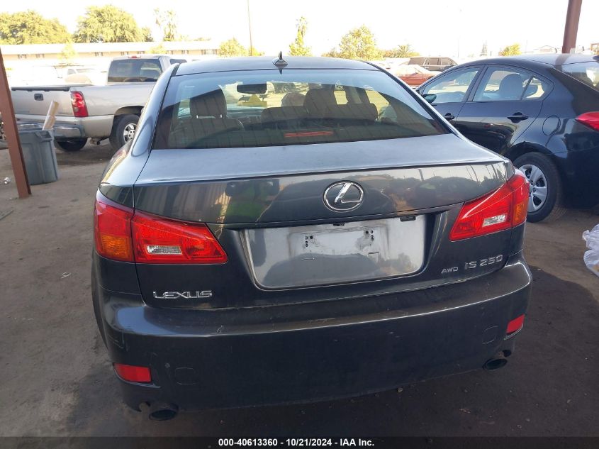 2007 Lexus Is 250 VIN: JTHCK262672011304 Lot: 40613360