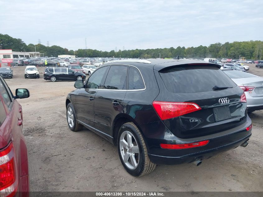 2012 Audi Q5 2.0T Premium VIN: WA1LFAFP3CA051474 Lot: 40613398