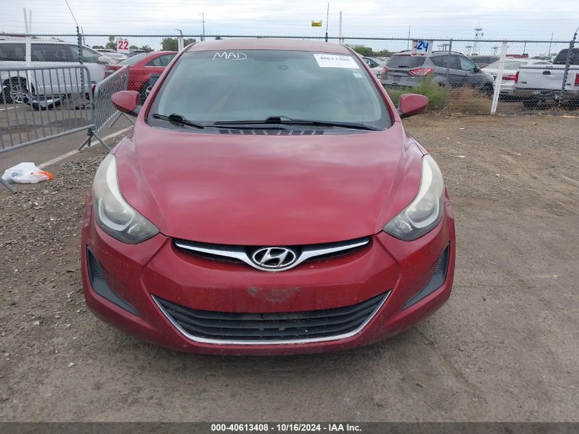 2016 Hyundai Elantra Se VIN: 5NPDH4AE3GH714519 Lot: 40613408