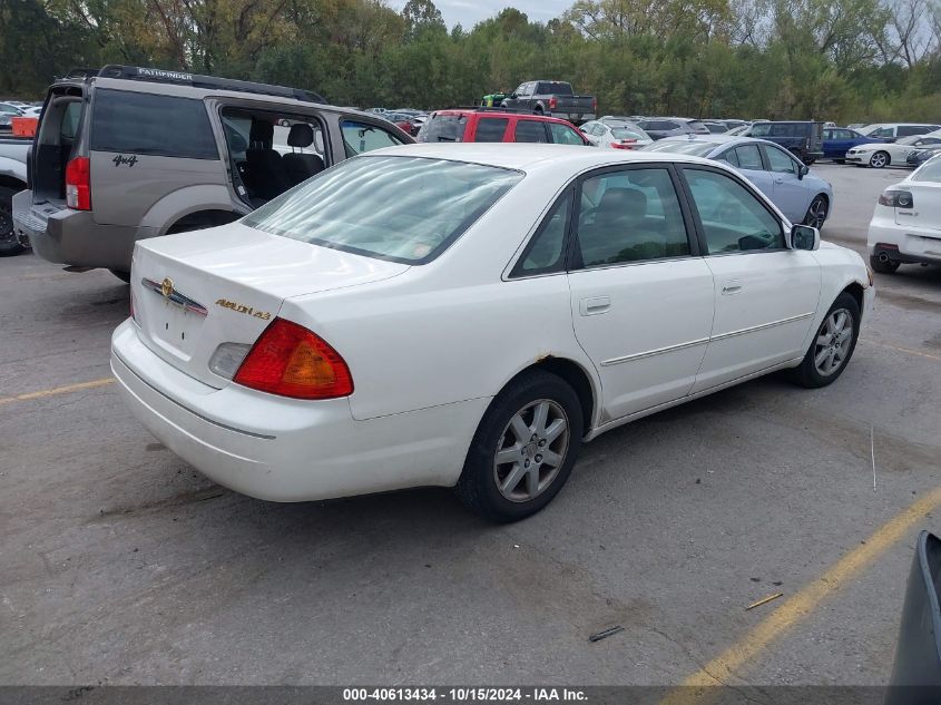 2002 Toyota Avalon Xls VIN: 4T1BF28B72U233731 Lot: 40613434