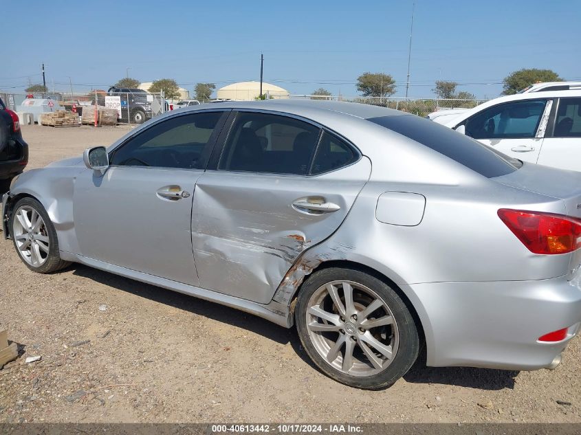 2006 Lexus Is 250 VIN: JTHBK262765006797 Lot: 40613442