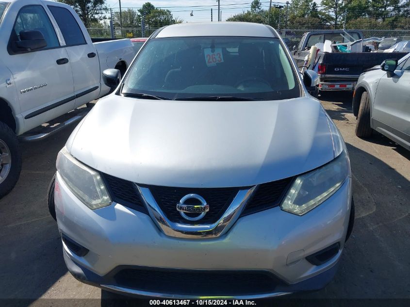2016 Nissan Rogue S VIN: KNMAT2MV3GP611798 Lot: 40613467