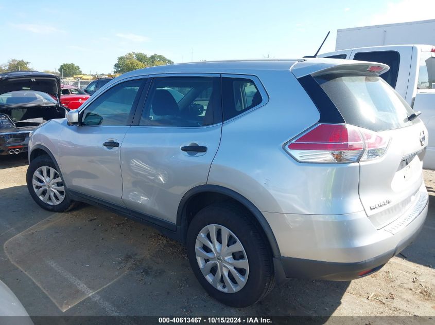 2016 Nissan Rogue S VIN: KNMAT2MV3GP611798 Lot: 40613467