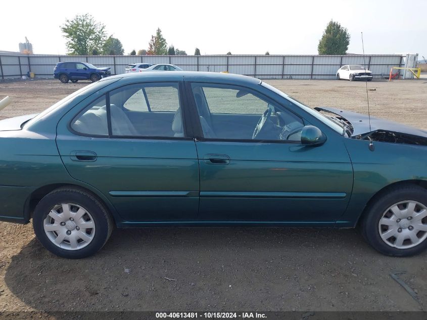 2001 Nissan Sentra Gxe VIN: 3N1CB51D41L431146 Lot: 40613481