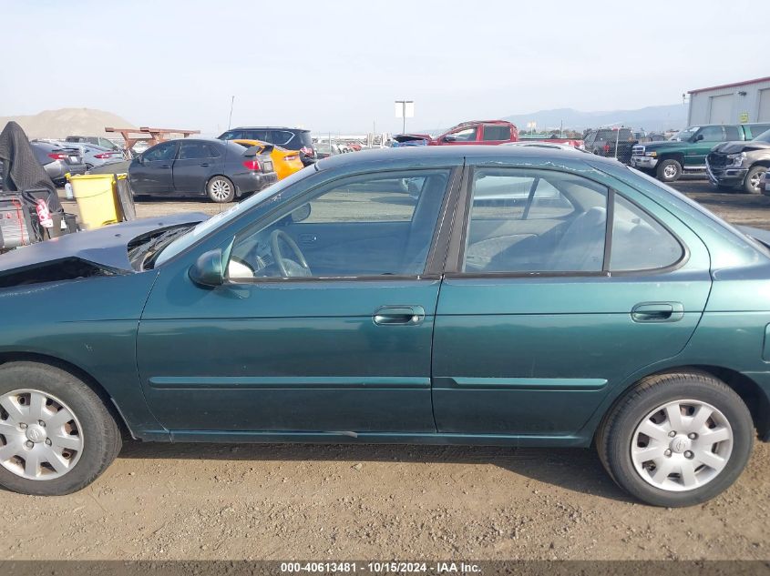 2001 Nissan Sentra Gxe VIN: 3N1CB51D41L431146 Lot: 40613481