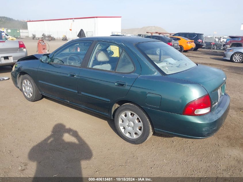 2001 Nissan Sentra Gxe VIN: 3N1CB51D41L431146 Lot: 40613481