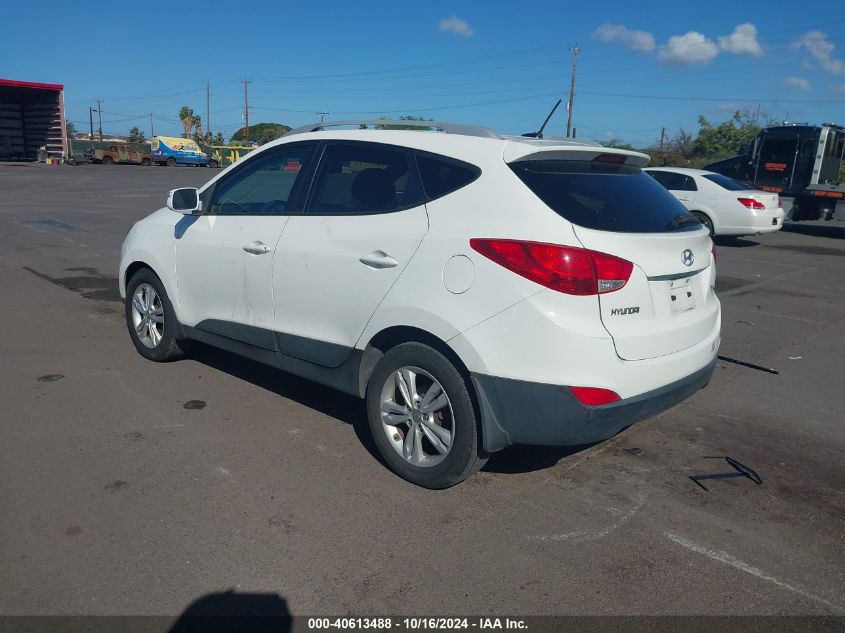 2013 Hyundai Tucson Gls VIN: KM8JU3AC2DU658450 Lot: 40613488