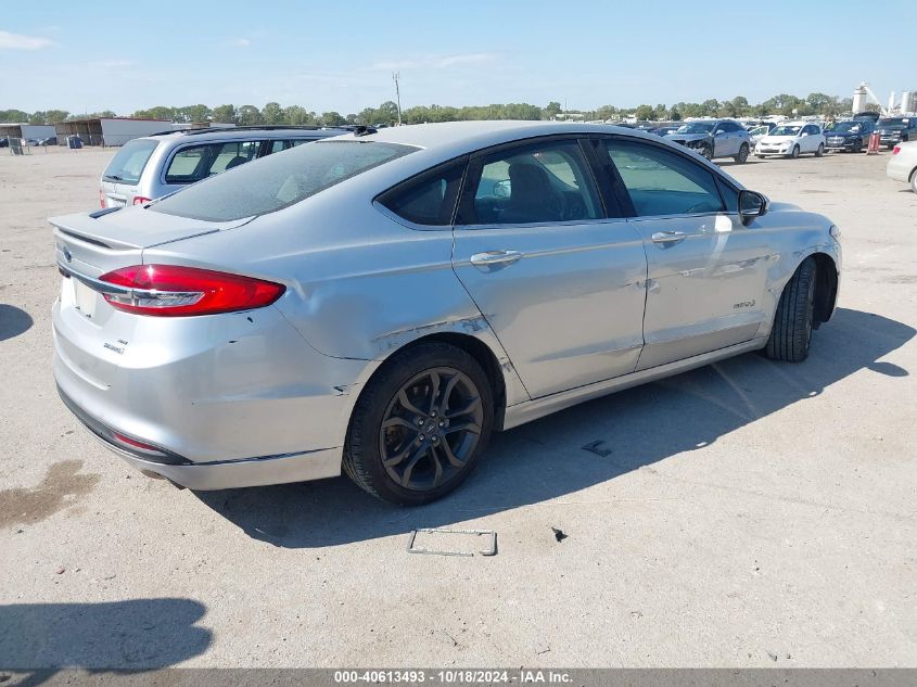 VIN 3FA6P0LU6JR207309 2018 Ford Fusion, Hybrid SE no.4