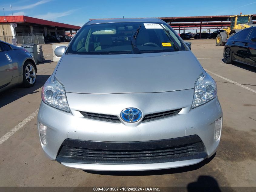 2014 Toyota Prius Two VIN: JTDKN3DU1E1791956 Lot: 40613507