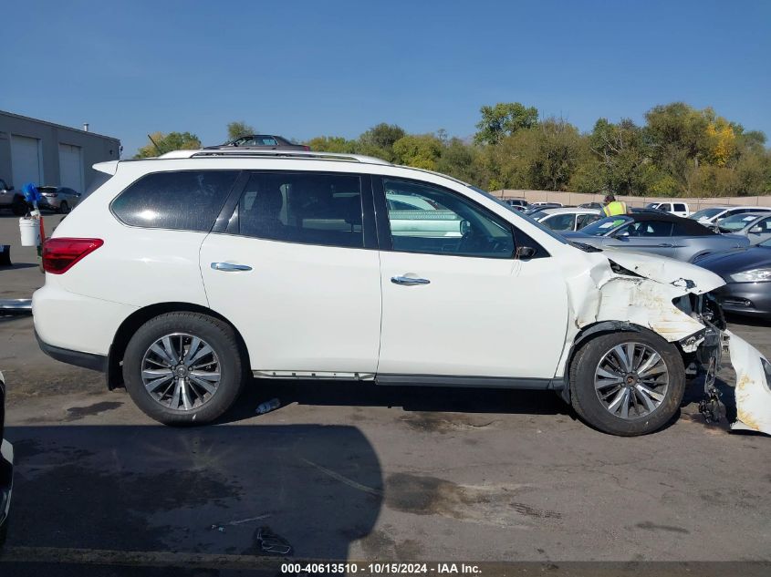 2017 Nissan Pathfinder Sv VIN: 5N1DR2MN6HC694272 Lot: 40613510