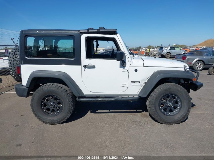 2012 Jeep Wrangler Sport VIN: 1C4AJWAG5CL212041 Lot: 40613519