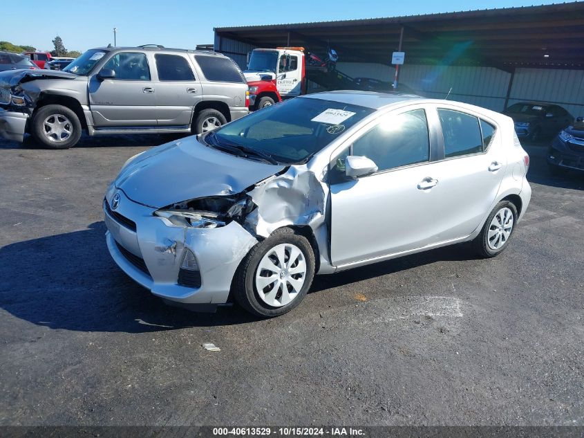 2012 Toyota Prius C One VIN: JTDKDTB38C1519253 Lot: 40613529