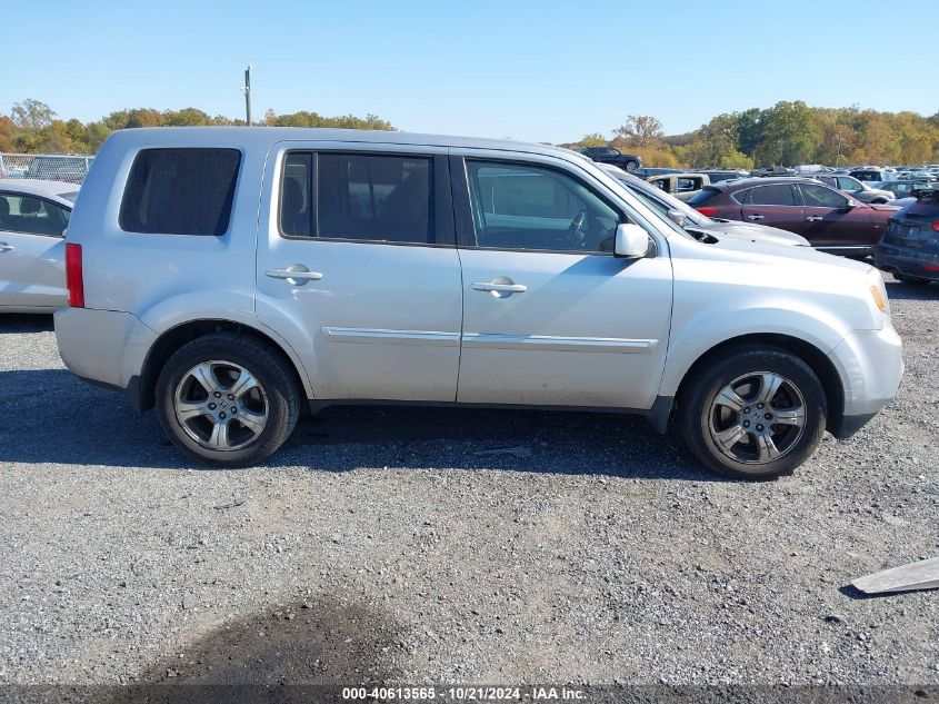 2013 Honda Pilot Ex-L VIN: 5FNYF4H58DB049401 Lot: 40613565