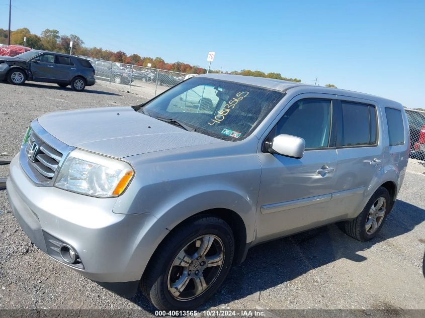 2013 Honda Pilot Ex-L VIN: 5FNYF4H58DB049401 Lot: 40613565