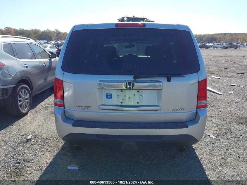 2013 Honda Pilot Ex-L VIN: 5FNYF4H58DB049401 Lot: 40613565