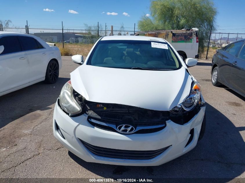 2013 Hyundai Elantra Gls VIN: 5NPDH4AE3DH363137 Lot: 40613576